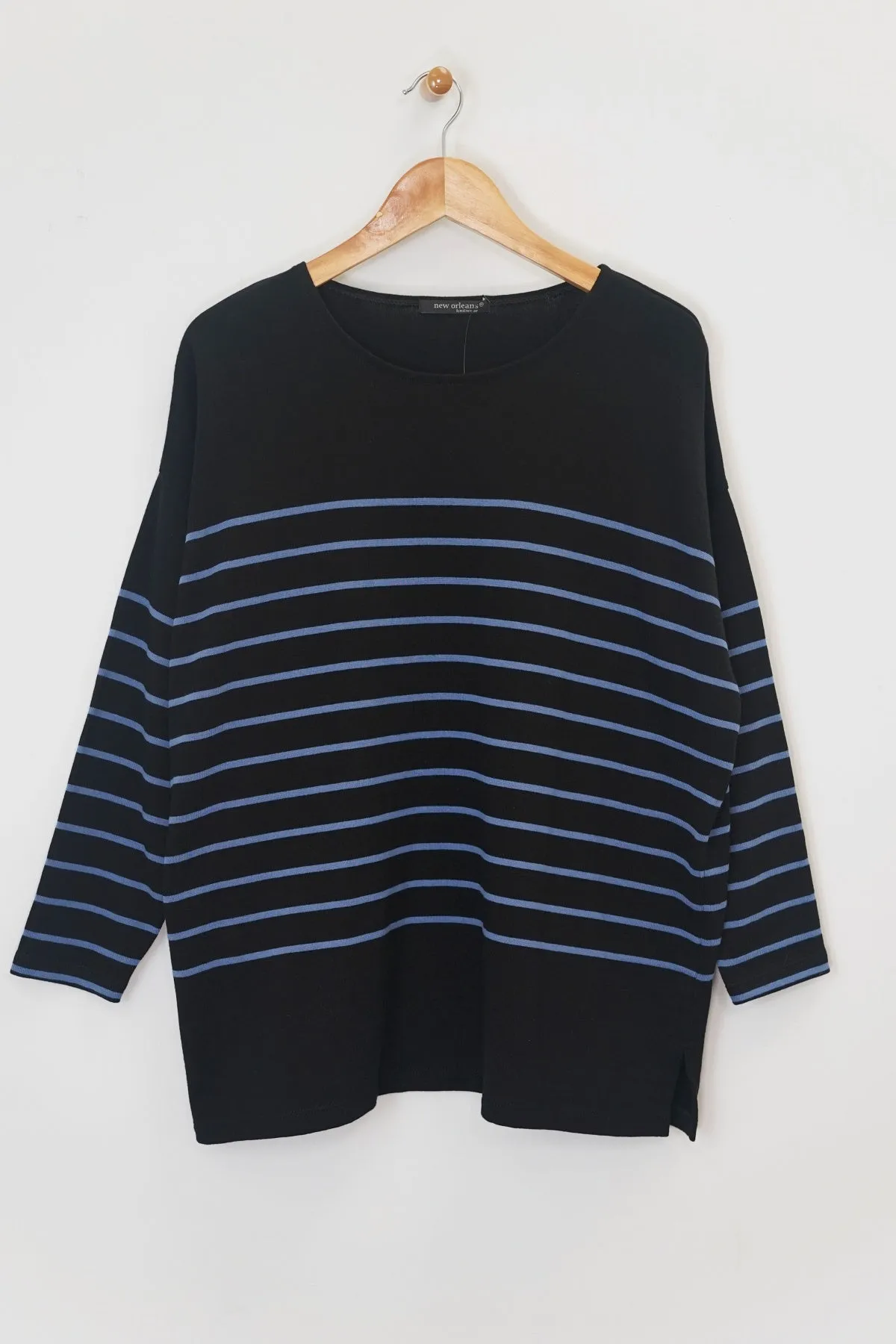 27" Long Sleeve Striped T