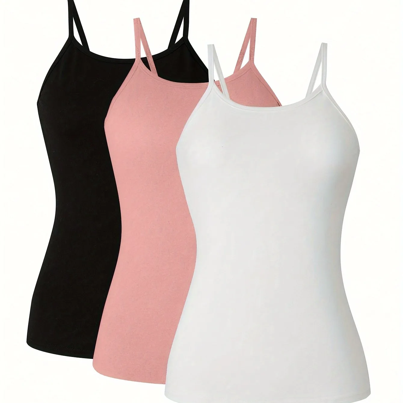 3Pack Sleeveless Cami Tops Perfect for Spring  Summer