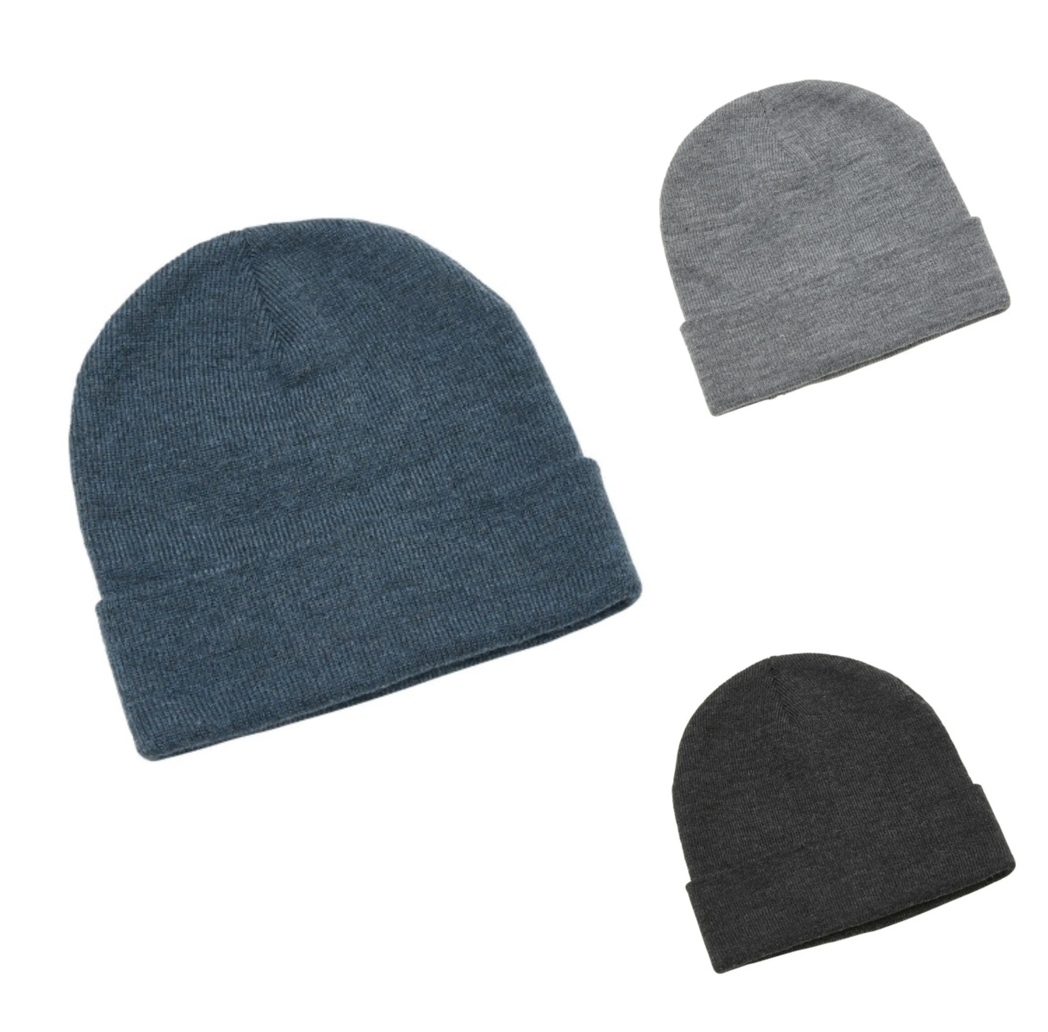 4443 Heather Beanie 8 Pack