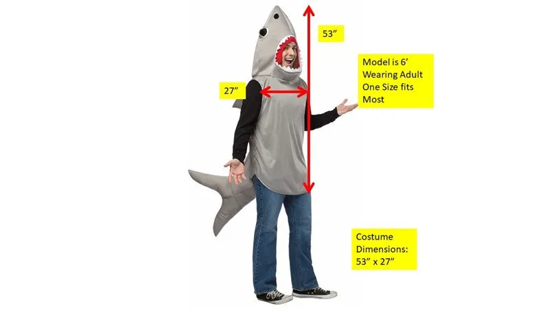 Adults Sand Shark Costume