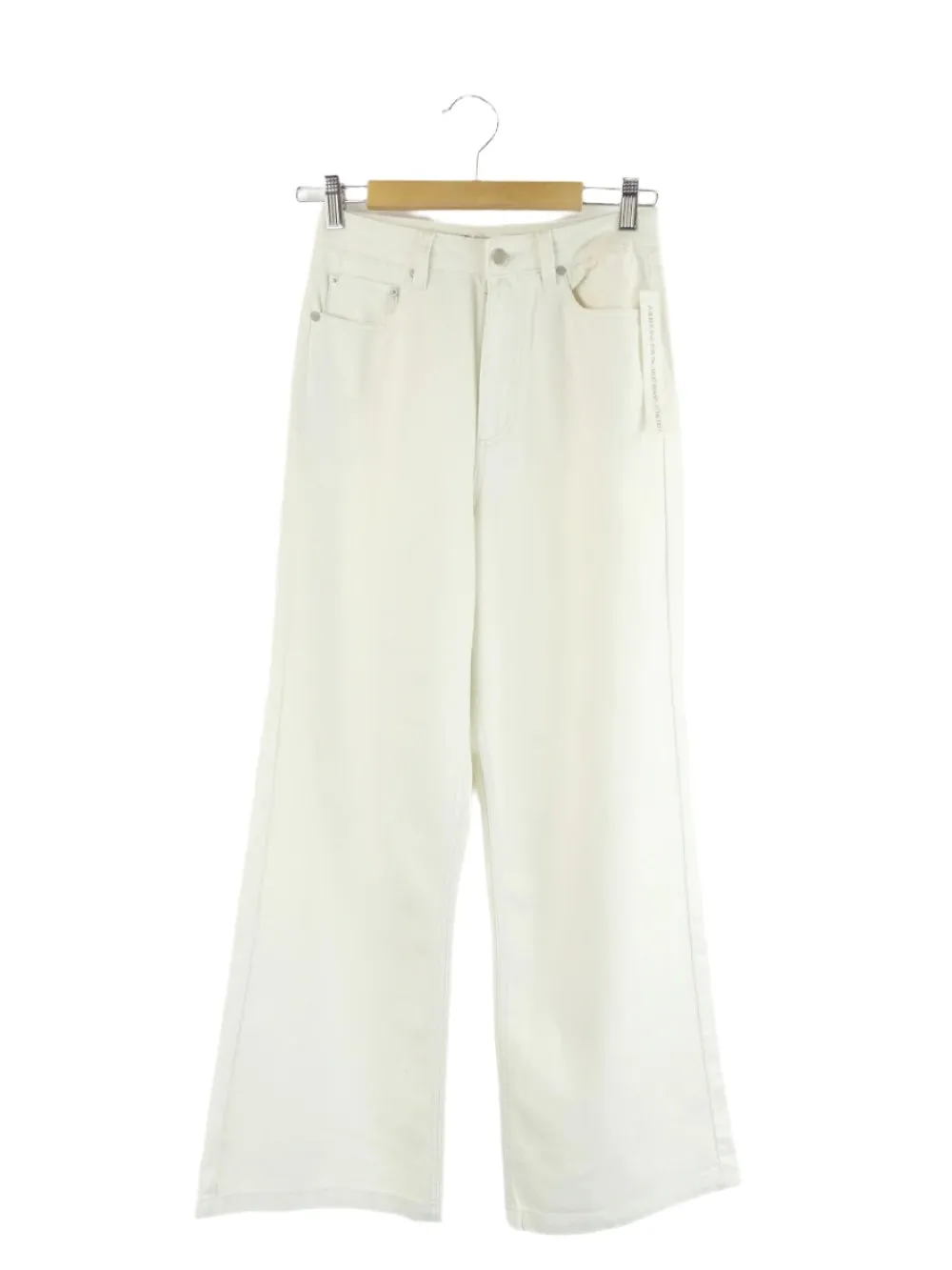 Amelius 'Tamar' Cream Wide Leg Jeans 6 | BNWT