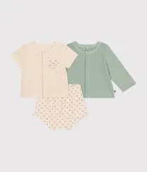 Baby Lightweight Jersey Outfit - 3-Piece Set