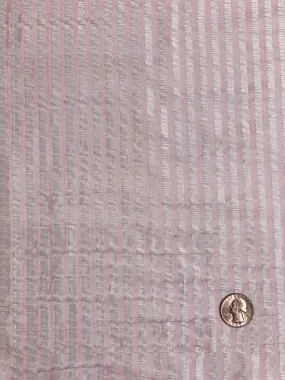 Baby Pink Silk Seersucker JD 367 Fabric