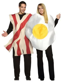 Bacon N Egg Adult Couples Costume