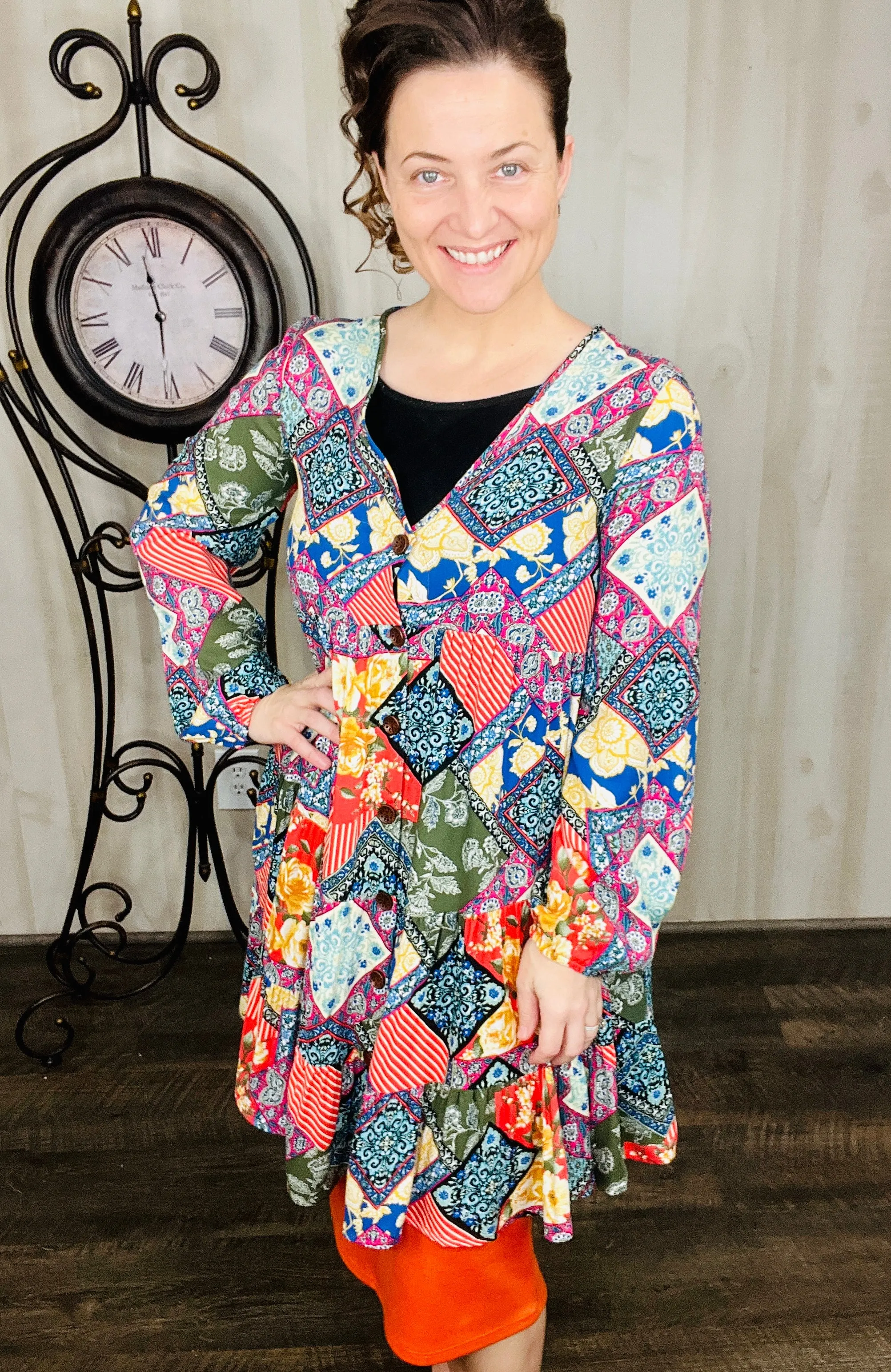 Beautiful Days Multi-Print Tunic