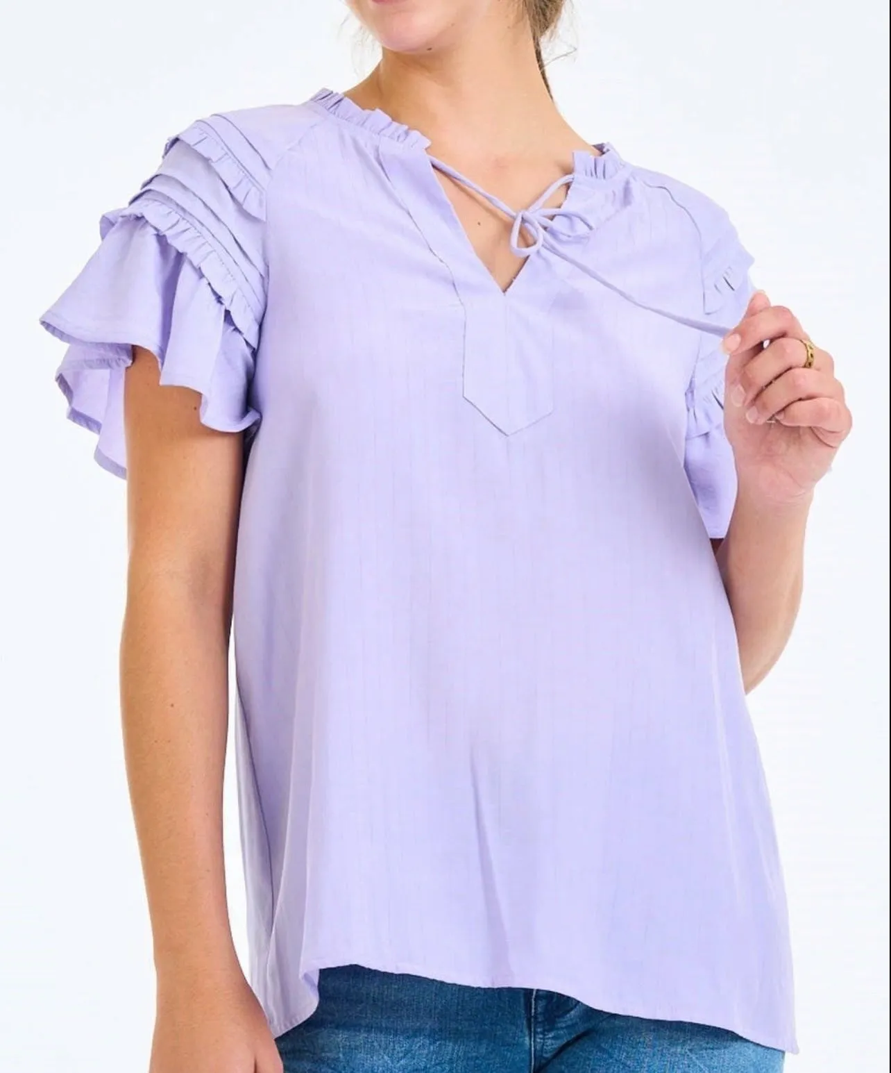 Beautiful Lavender Blouse top