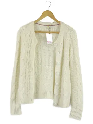 Boden White Cardigan 6