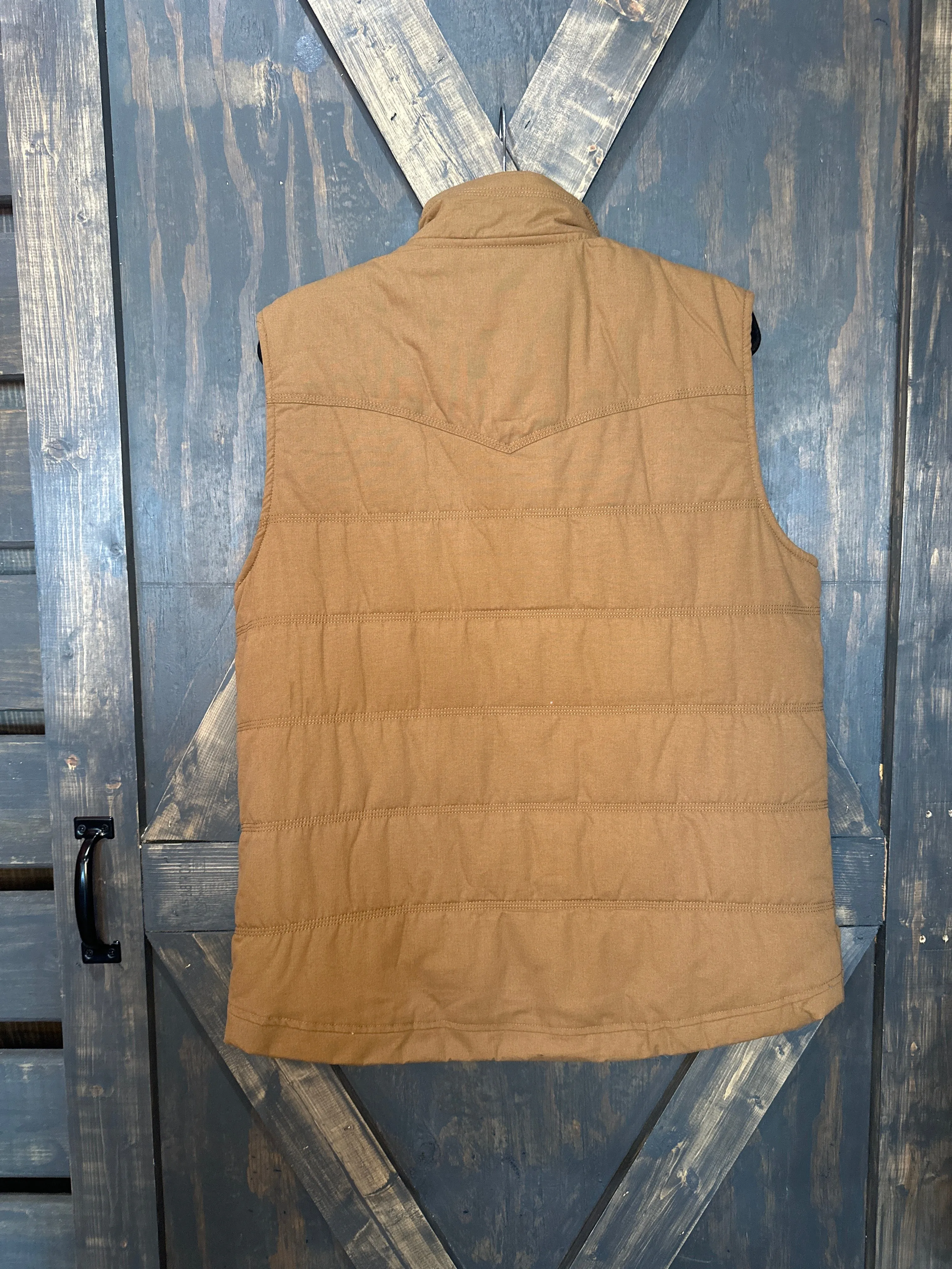 Brown Quilted Vest