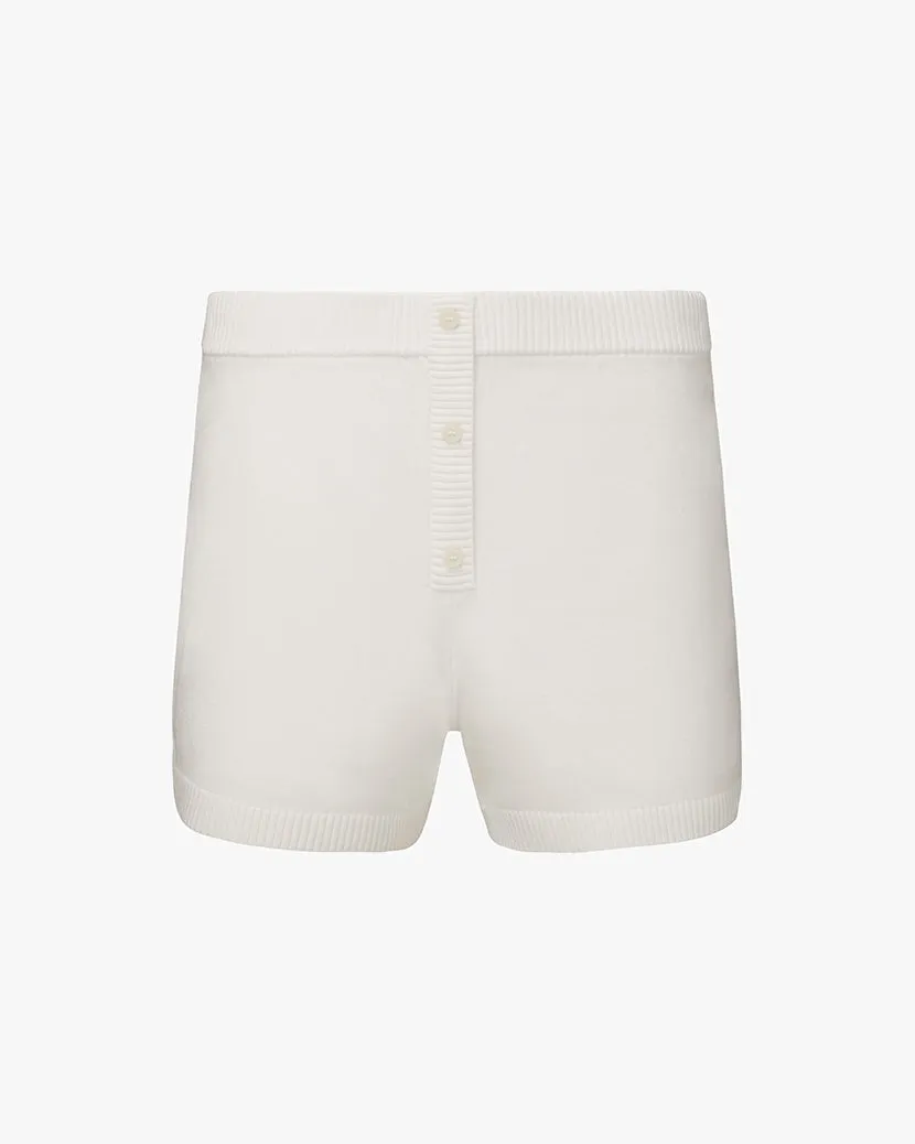 Button Front Short