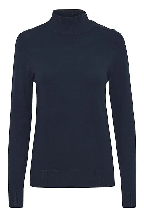 b.young Bymmorla Jumper Navy Blue