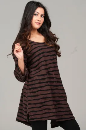 Caroline Mocha Tunic