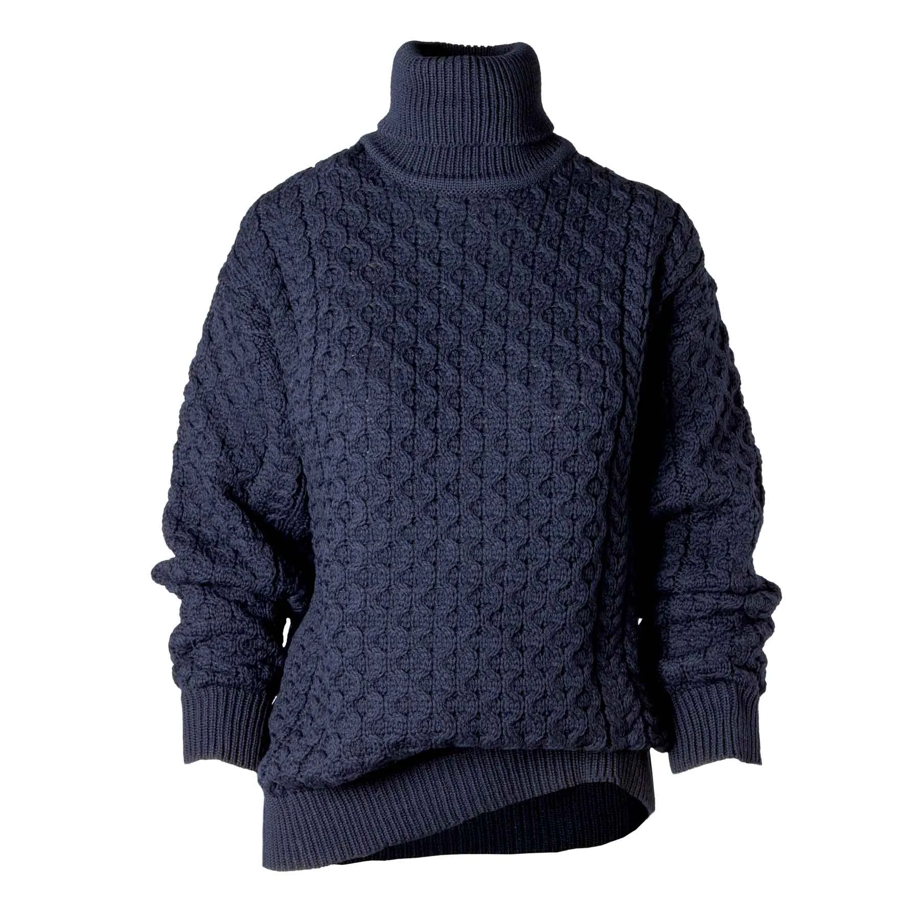 Carrick Unisex Turtleneck Sweater - Navy