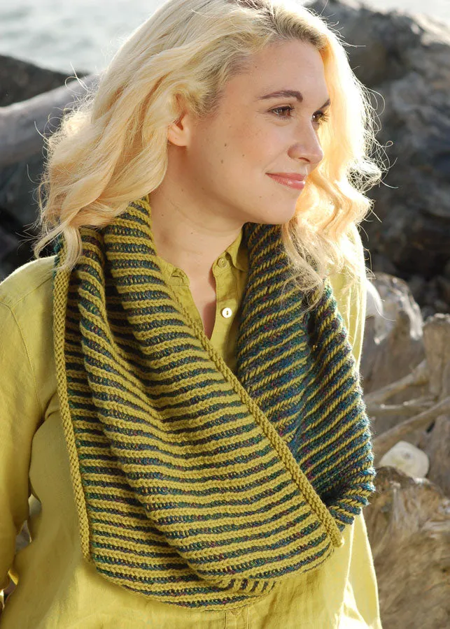 Channeled Colors Brioche Loop & Scarf 2.0 by Marcy New *Skacel Pattern*