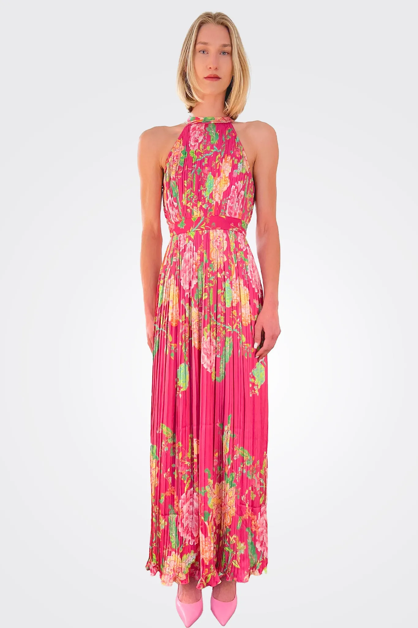 Chloe Maxi Dress - Fuchsia Pink