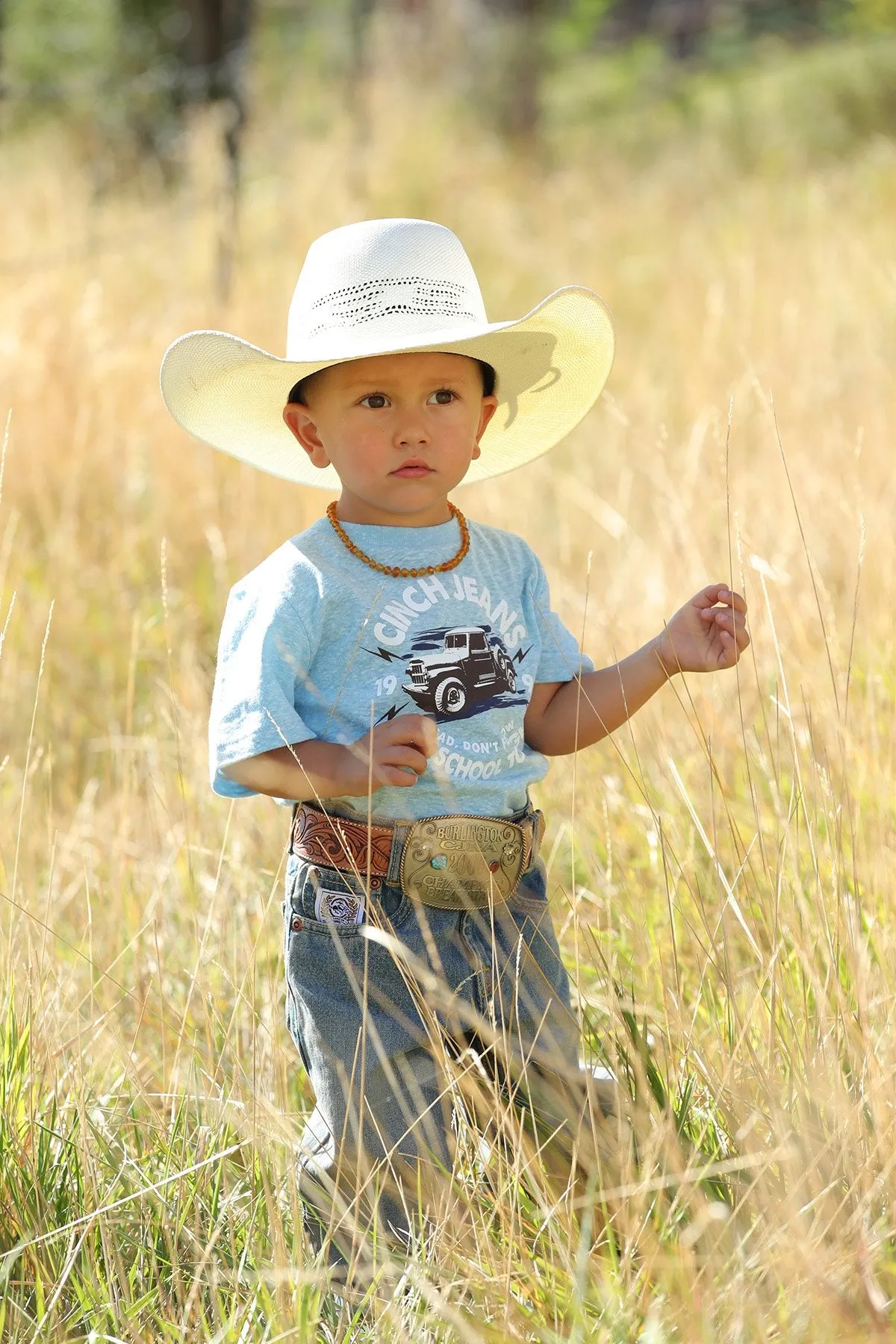 Cinch Boys Toddler Tee - Aqua - MTT7671076