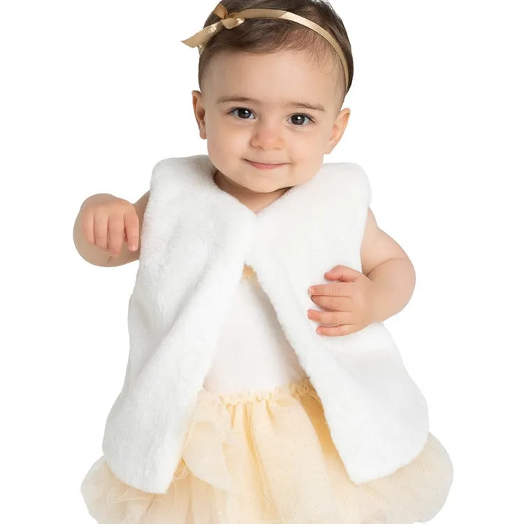 Claris Faux Fur Vest- size 12-18 Months