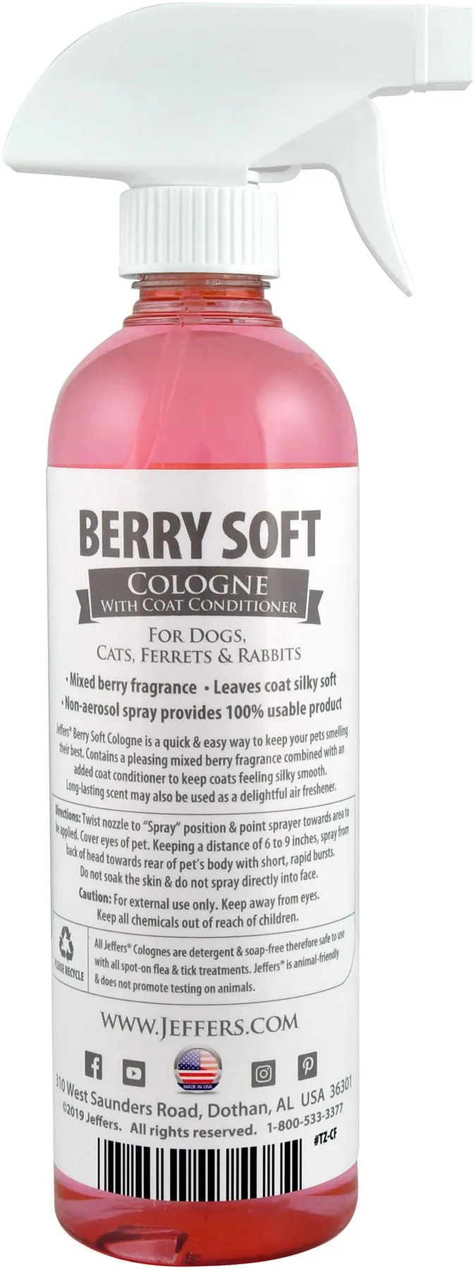 Colognes for Pets by Jeffers, 16 oz