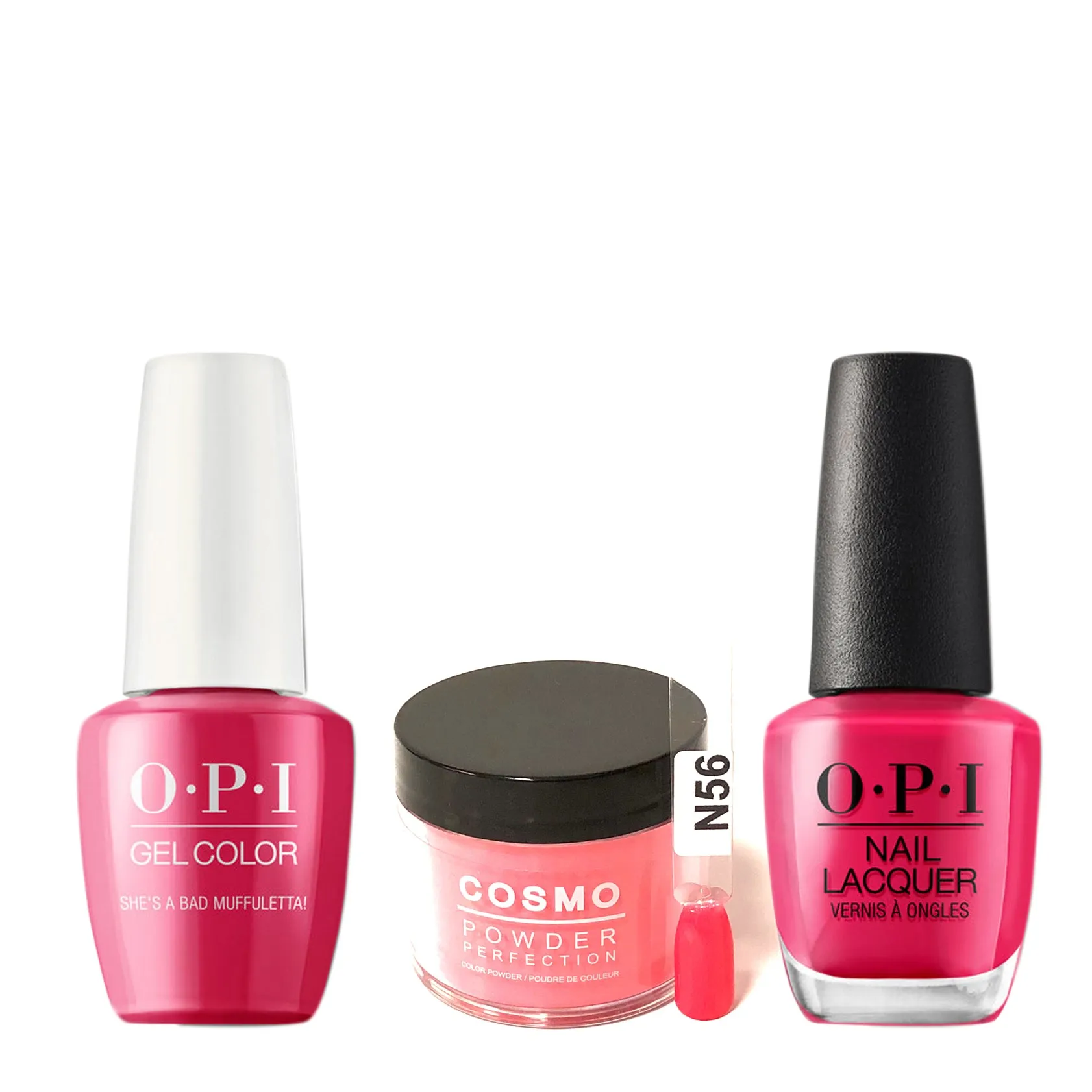 Cosmo 3in1 Dipping Powder   Gel Polish   Nail Lacquer (Matching OPI), 2oz, CN56