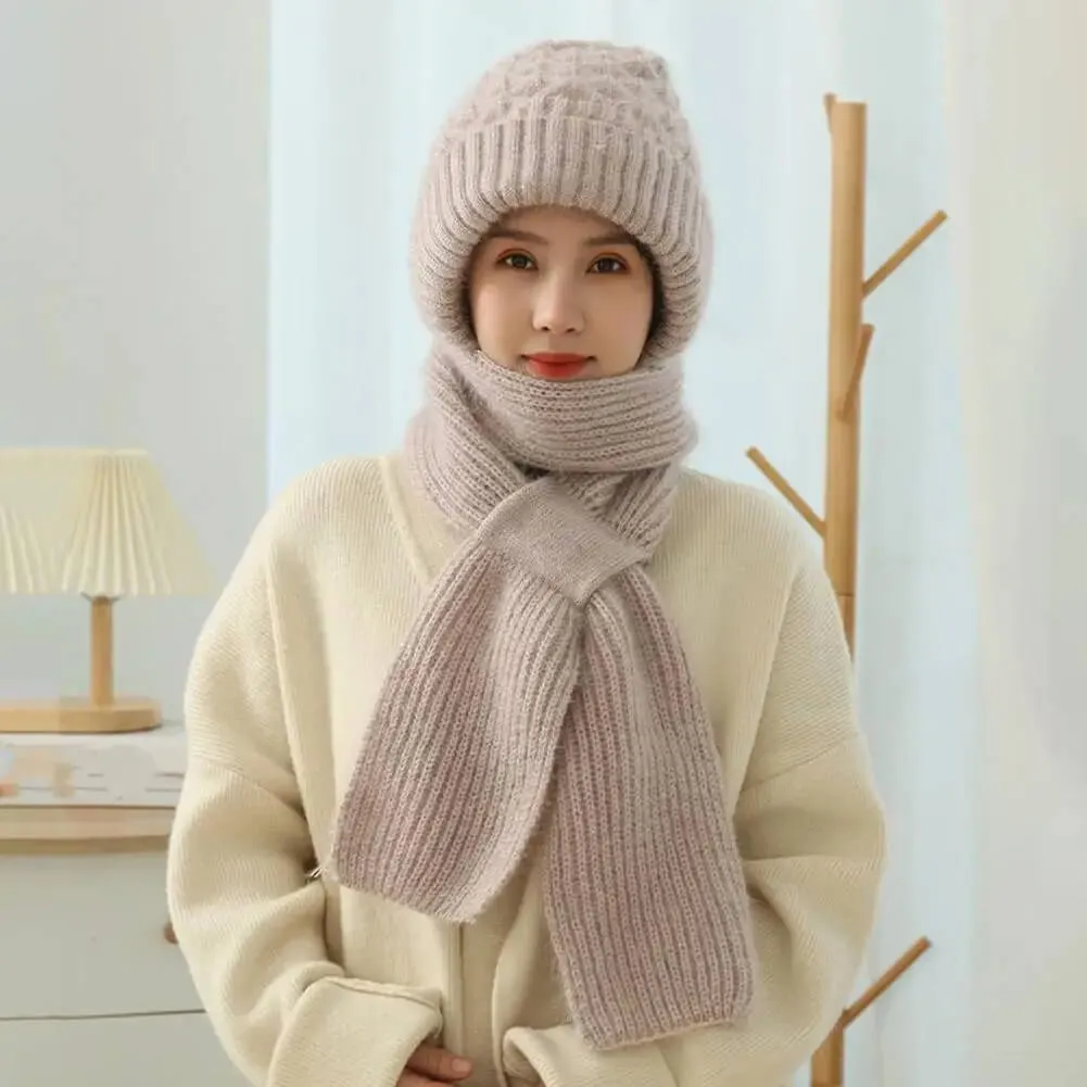 Cozy Knitted Beanie and Scarf Set