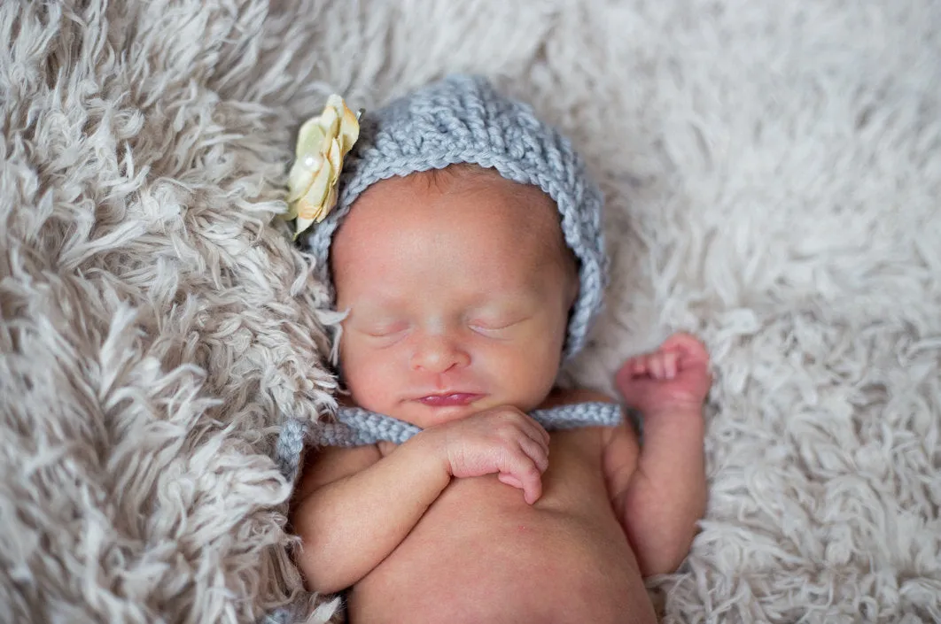 Crochet Pattern for Arrowhead Baby Bonnet | Crochet Baby Bonnet Pattern | Baby Hat Crocheting Pattern | DIY Written Crochet Instructions