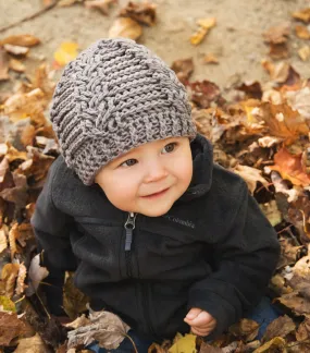 Crochet Pattern for Chinook Braided Cable Beanie | Crochet Hat Pattern | Hat Crocheting Pattern | DIY Written Crochet Instructions