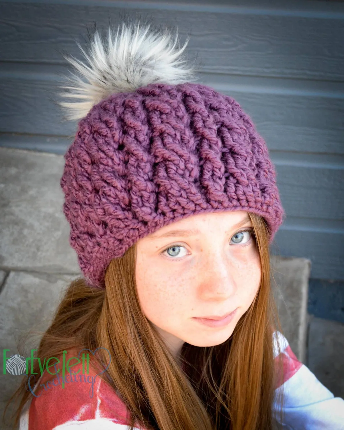 Crochet Pattern for Chunky Double Cable Beanie | Crochet Hat Pattern | Hat Crocheting Pattern | DIY Written Crochet Instructions