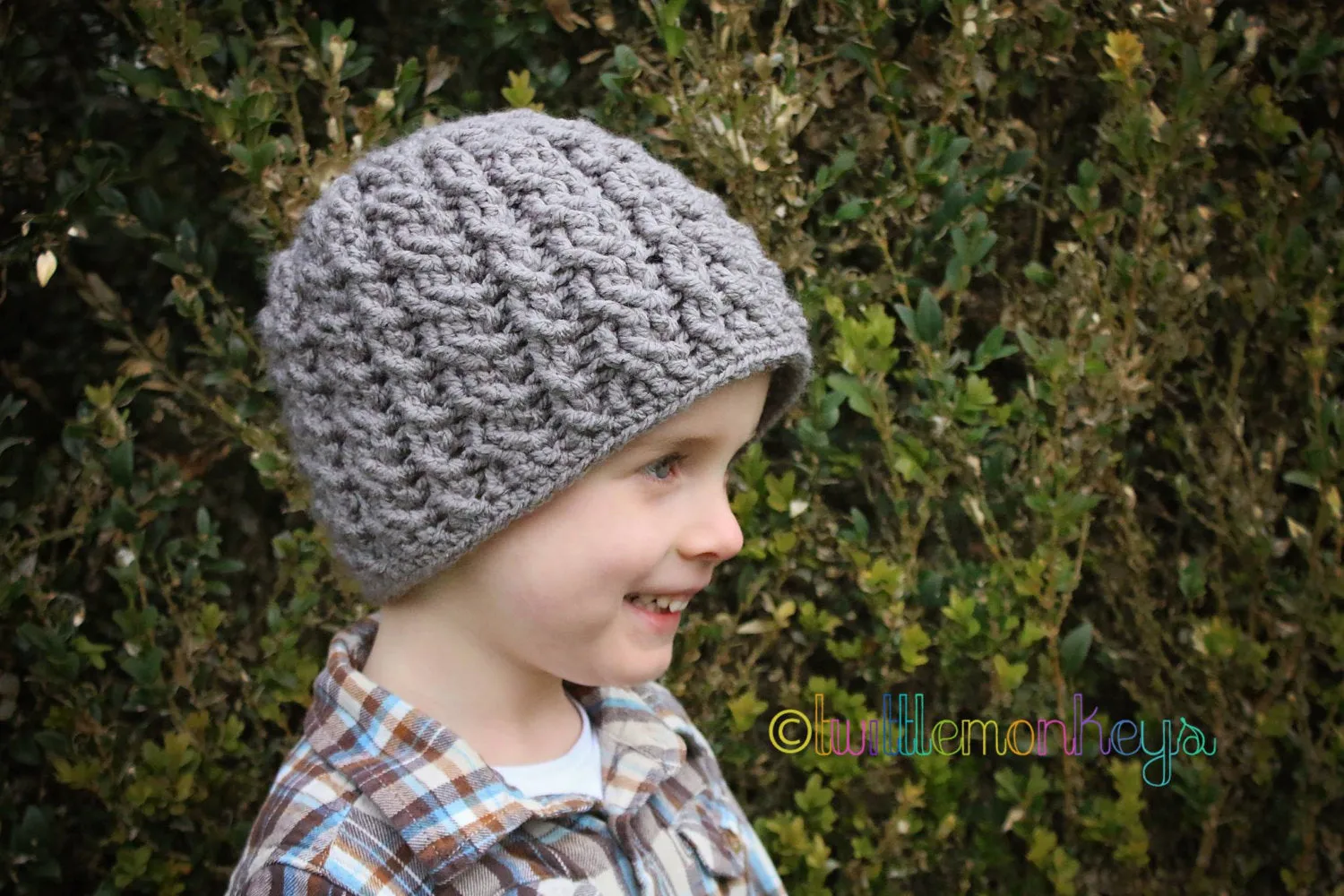 Crochet Pattern for Chunky Double Cable Beanie | Crochet Hat Pattern | Hat Crocheting Pattern | DIY Written Crochet Instructions