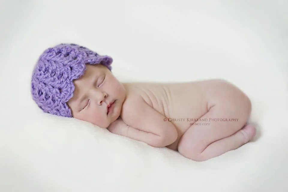 Crochet Pattern for Emily Flapper Beanie | Crochet Hat Pattern | Hat Crocheting Pattern | DIY Written Crochet Instructions