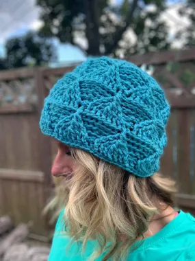 Crochet Pattern for Isosceles Beanie | Crochet Hat Pattern | Hat Crocheting Pattern | DIY Written Crochet Instructions