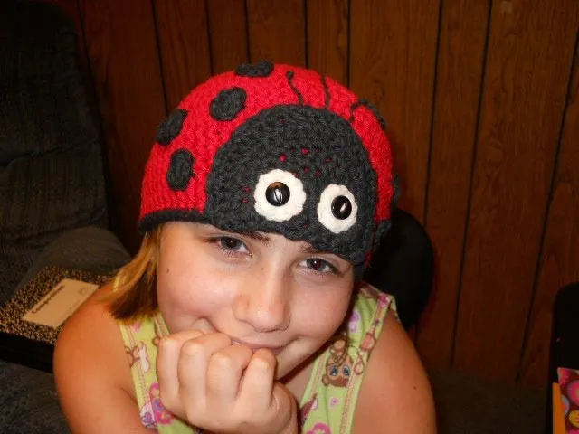 Crochet Pattern for Love Bug Ladybug Beanie | Crochet Hat Pattern | Hat Crocheting Pattern | DIY Written Crochet Instructions