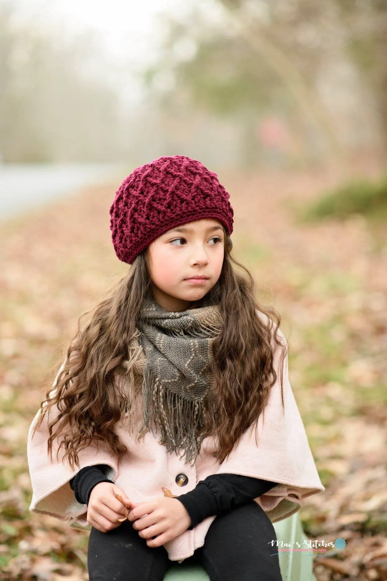 Crochet Pattern for Mini Harlequin Beanie | Crochet Hat Pattern | Hat Crocheting Pattern | DIY Written Crochet Instructions