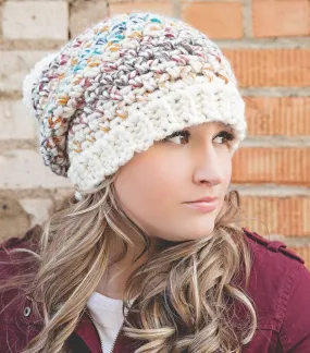 Crochet Pattern for Nordic Beanie | Crochet Hat Pattern | Hat Crocheting Pattern | DIY Written Crochet Instructions