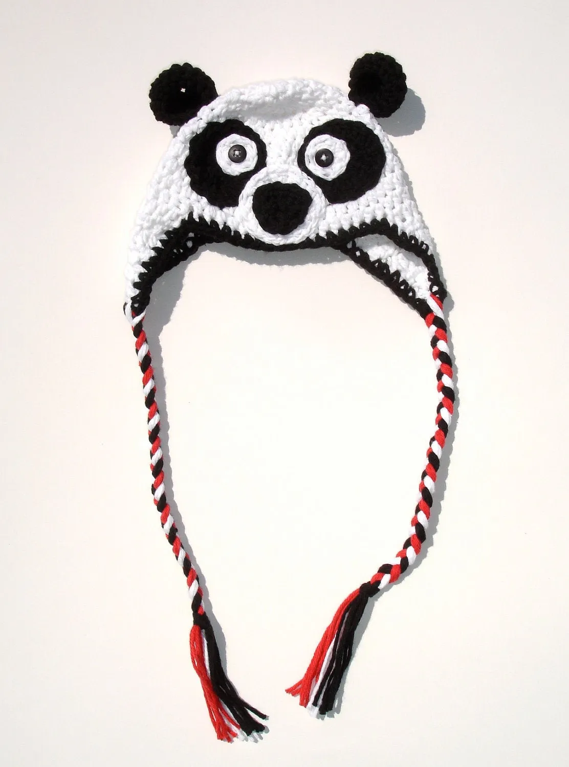 Crochet Pattern for Panda Bear Hat | Crochet Hat Pattern | Hat Crocheting Pattern | DIY Written Crochet Instructions