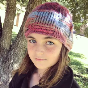 Crochet Pattern for Patchwork Beanie | Crochet Hat Pattern | Hat Crocheting Pattern | DIY Written Crochet Instructions