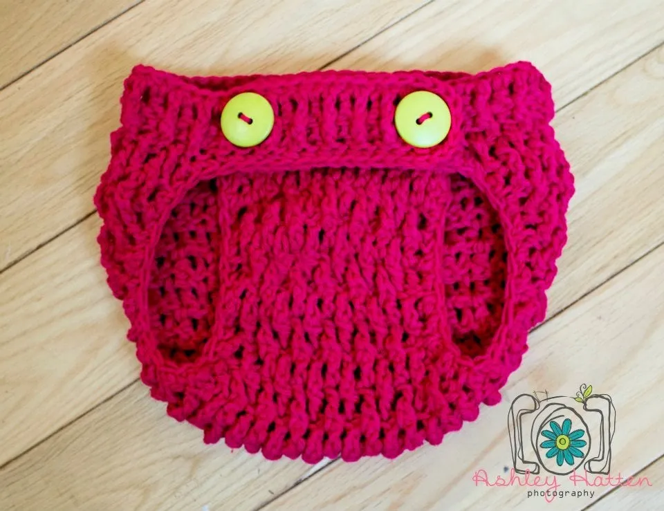 Crochet Pattern for Ripple Berry Diaper Cover | Crochet Diaper Cover Pattern | Diaper Cover Crocheting Pattern | DIY Written Crochet Instructions