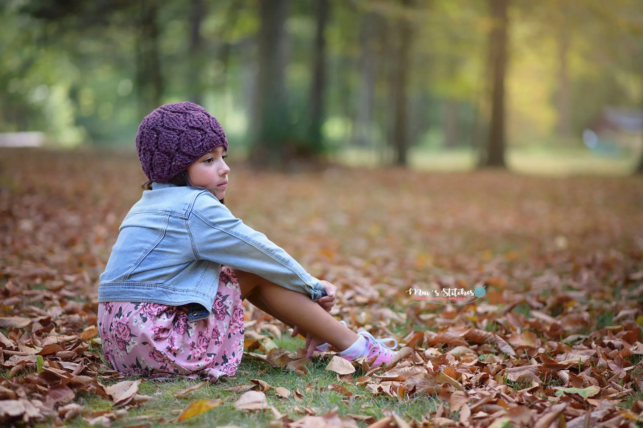 Crochet Pattern for Turning Leaves Beanie | Crochet Hat Pattern | Hat Crocheting Pattern | DIY Written Crochet Instructions