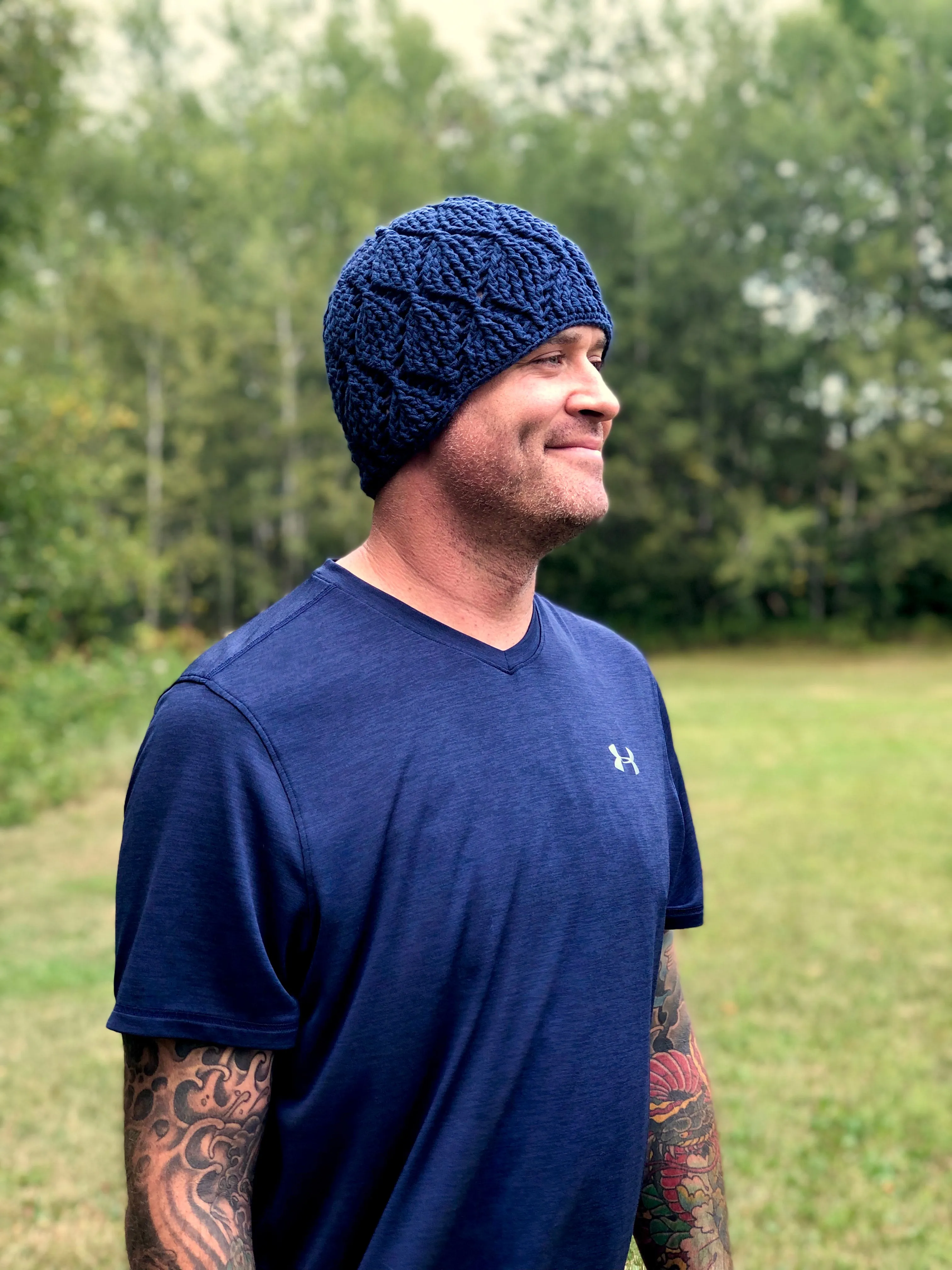 Crochet Pattern for Turning Leaves Beanie | Crochet Hat Pattern | Hat Crocheting Pattern | DIY Written Crochet Instructions