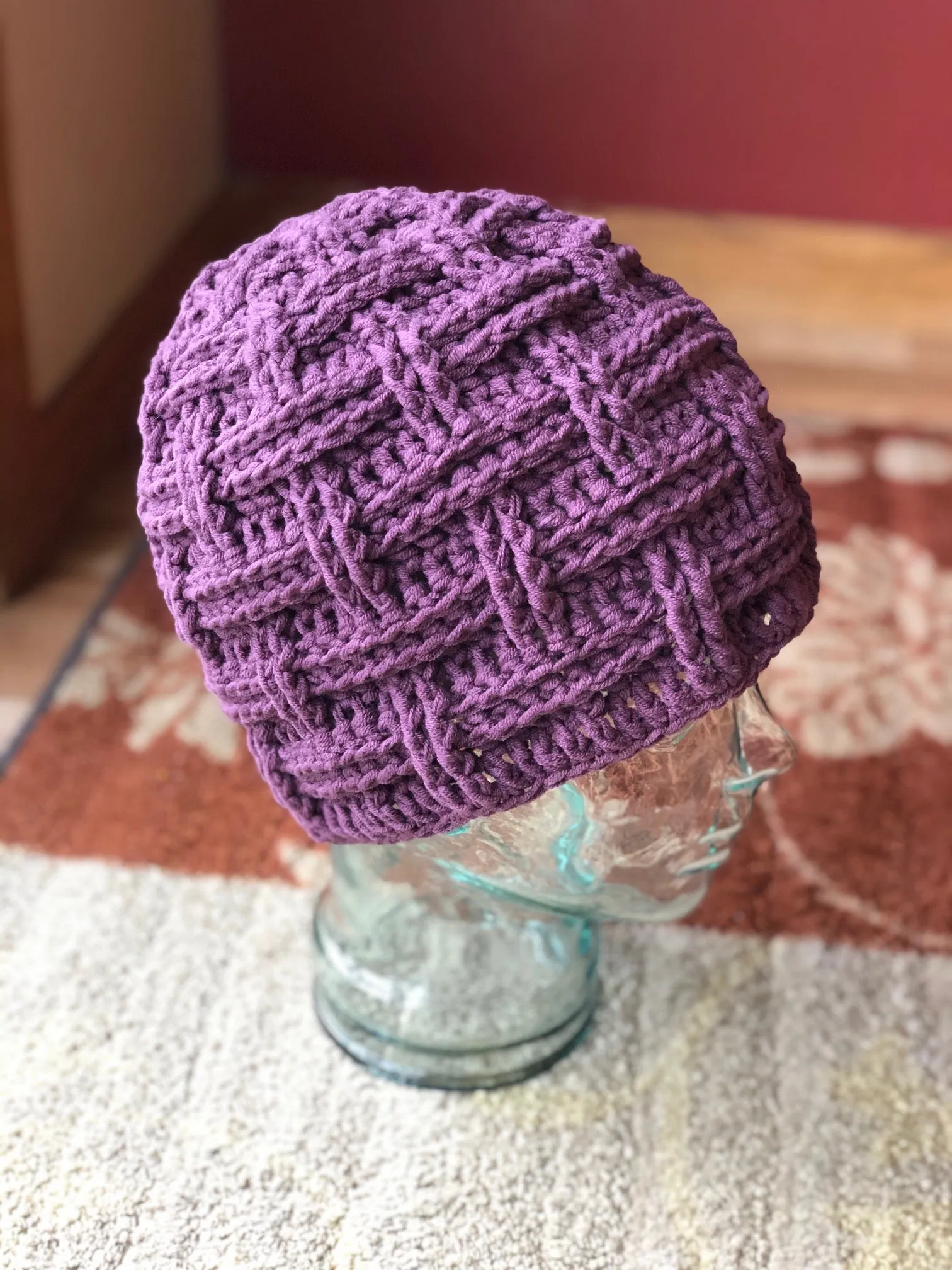 Crochet Pattern for Winter Weave Beanie | Crochet Hat Pattern | Hat Crocheting Pattern | DIY Written Crochet Instructions