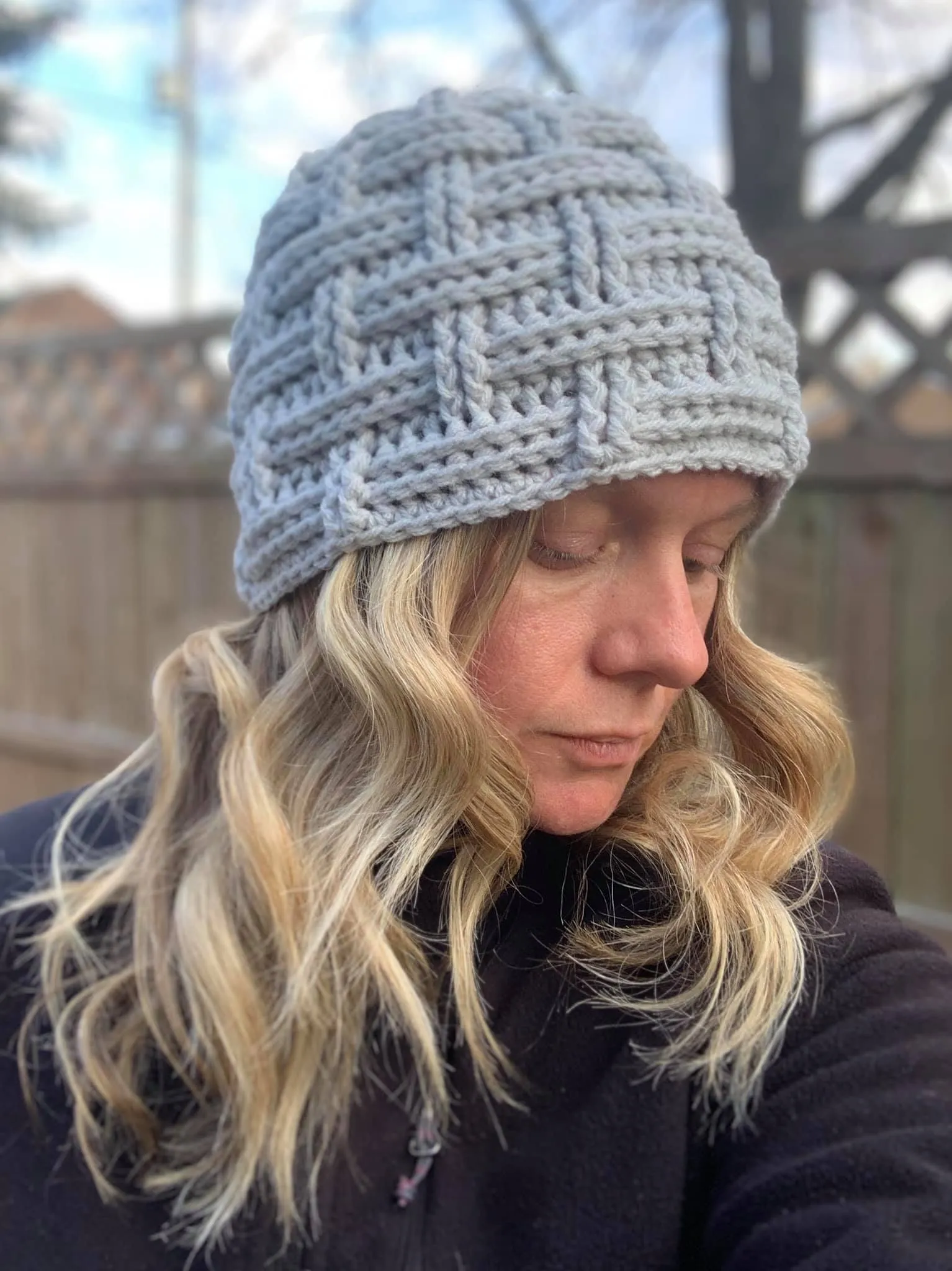 Crochet Pattern for Winter Weave Beanie | Crochet Hat Pattern | Hat Crocheting Pattern | DIY Written Crochet Instructions