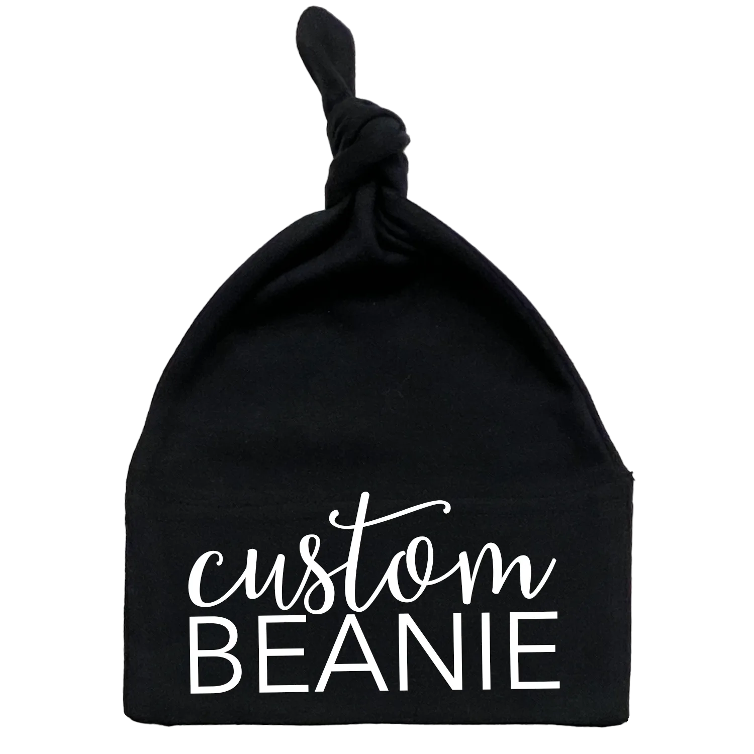 Custom Knotted Baby Beanie