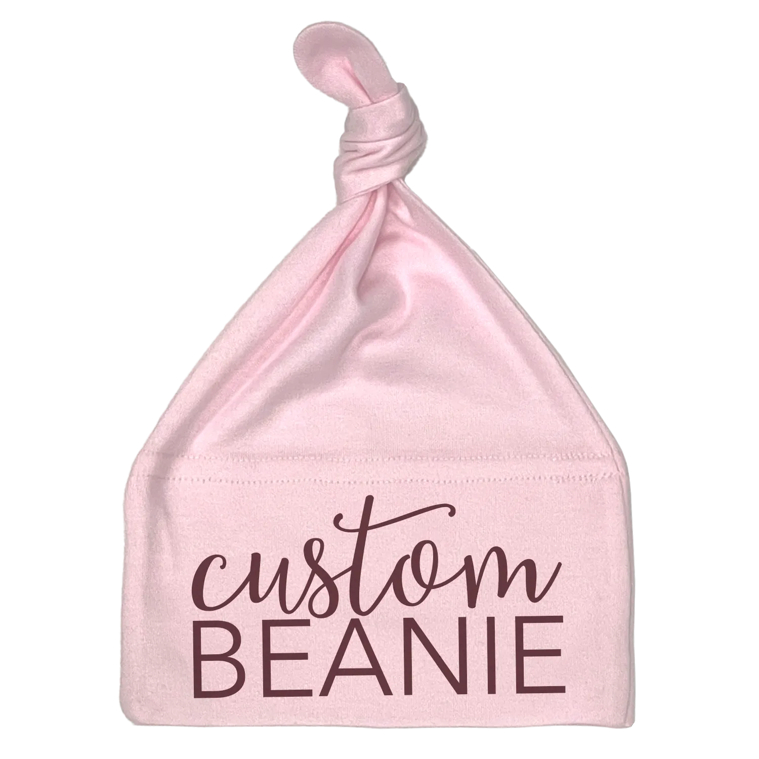 Custom Knotted Baby Beanie