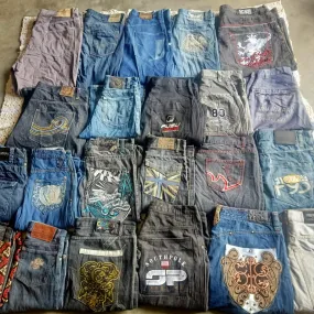 Denim hip hop pant-50 pcs