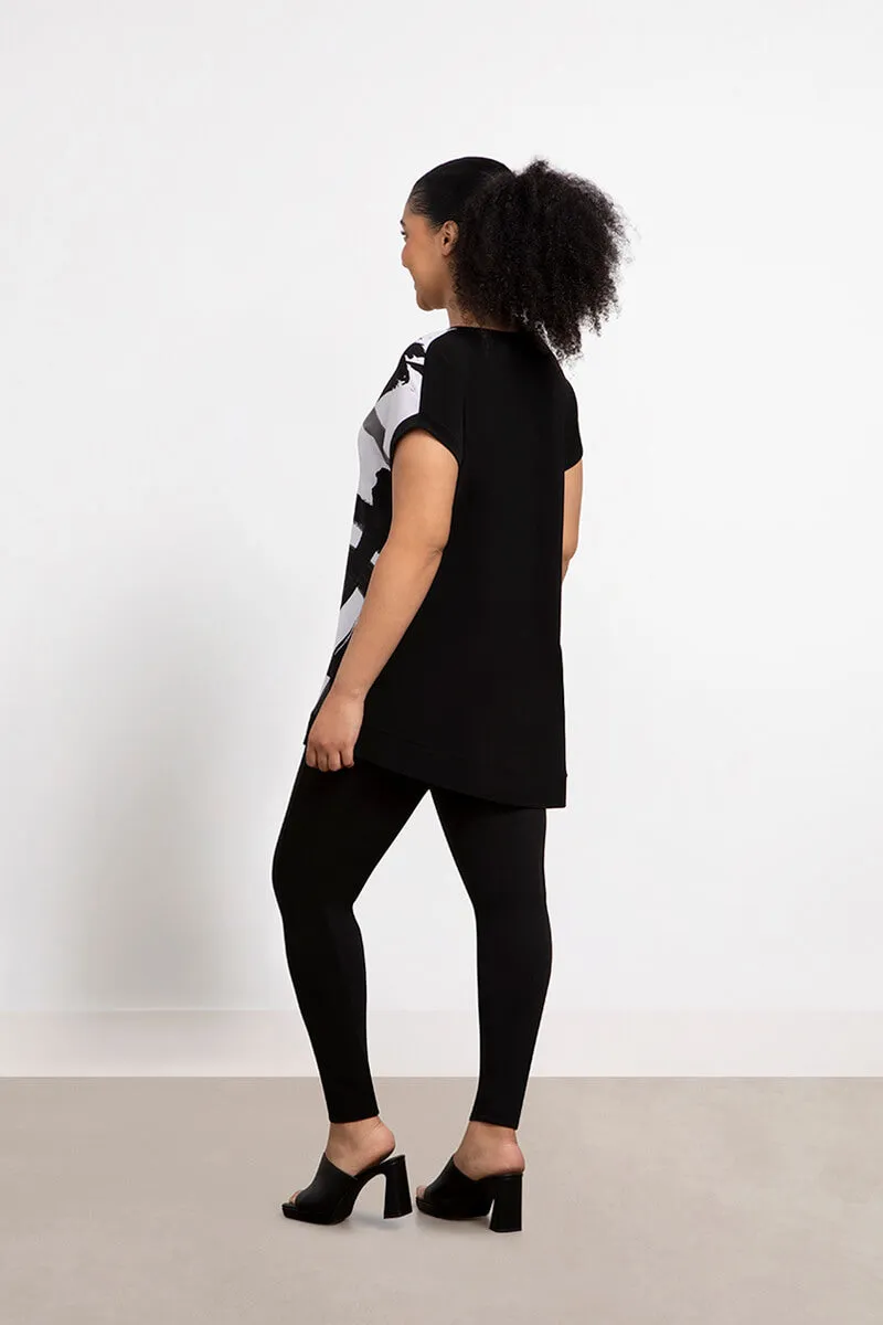 Dolman Angle Tunic | Abstract