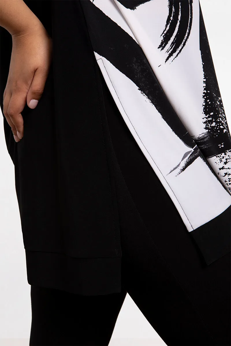 Dolman Angle Tunic | Abstract