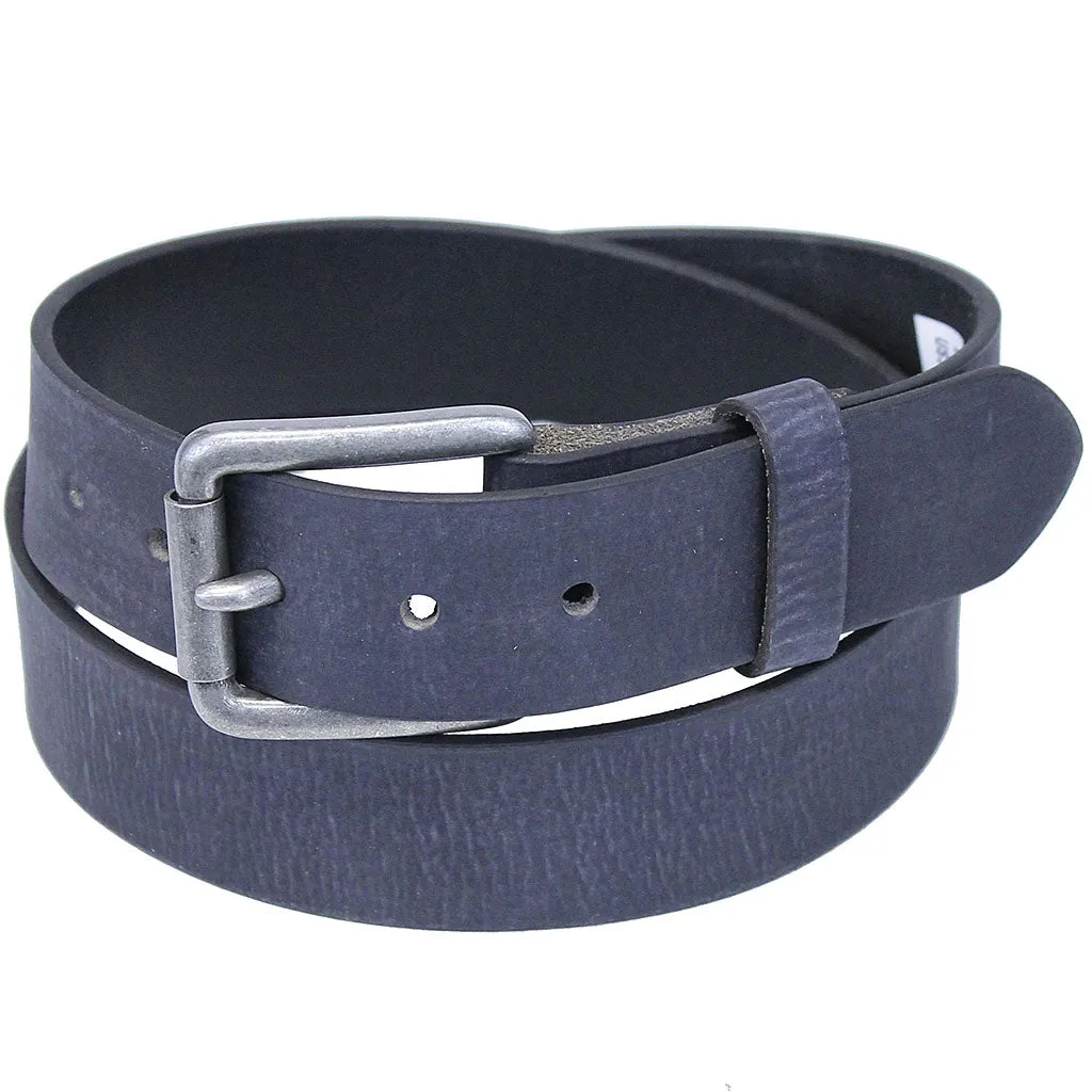 Dull Black Rub Durable Leather Belt #BT97200K