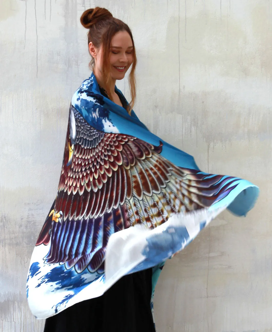 Eagles Wings Mountain Shawl