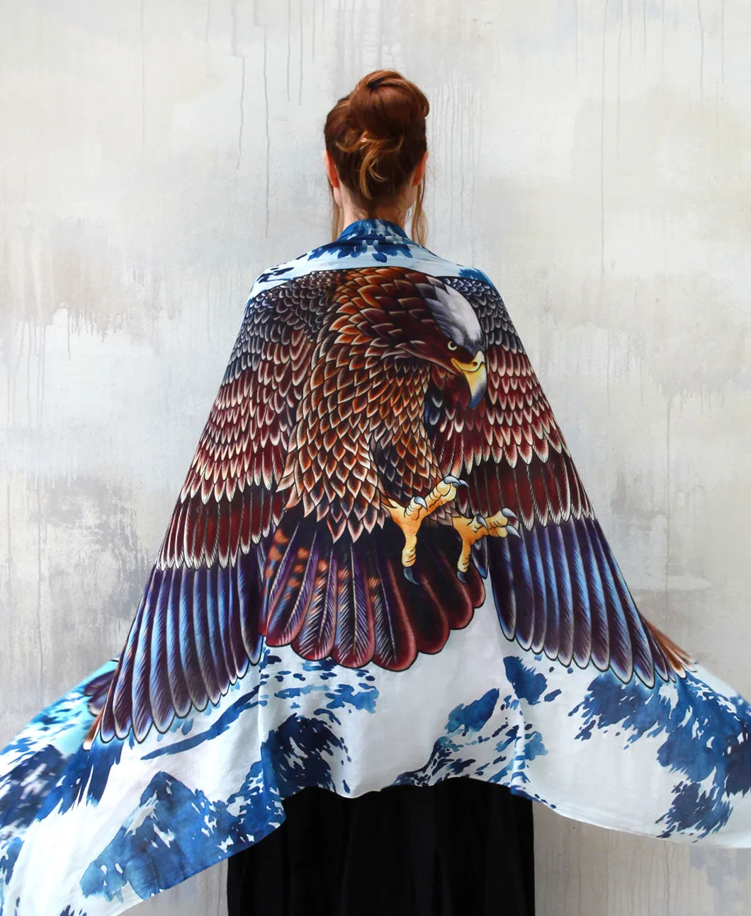 Eagles Wings Mountain Shawl