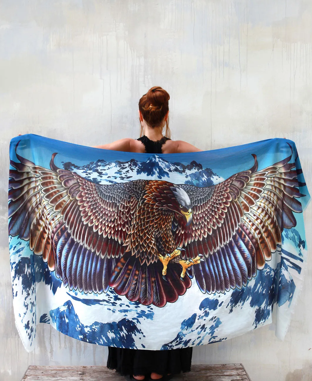 Eagles Wings Mountain Shawl