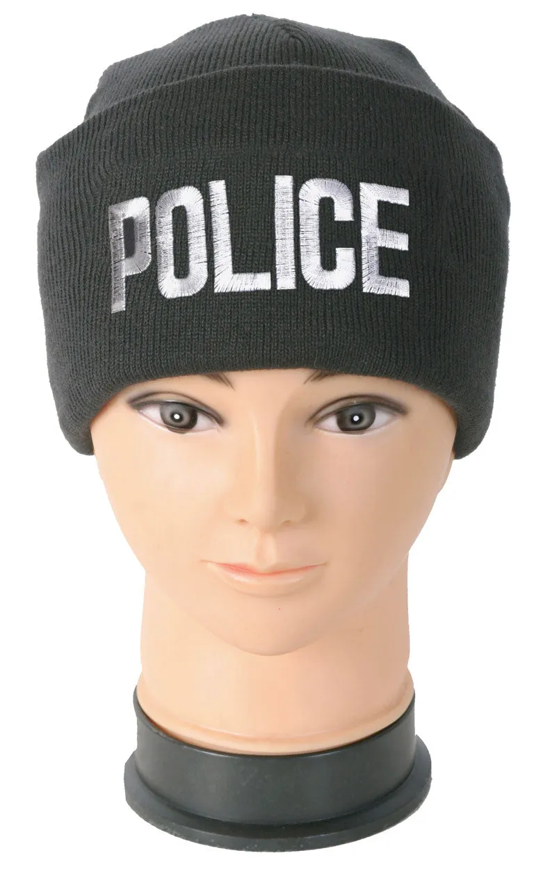 Embroidered Beanies with ID (Security, Police, Sheriff)