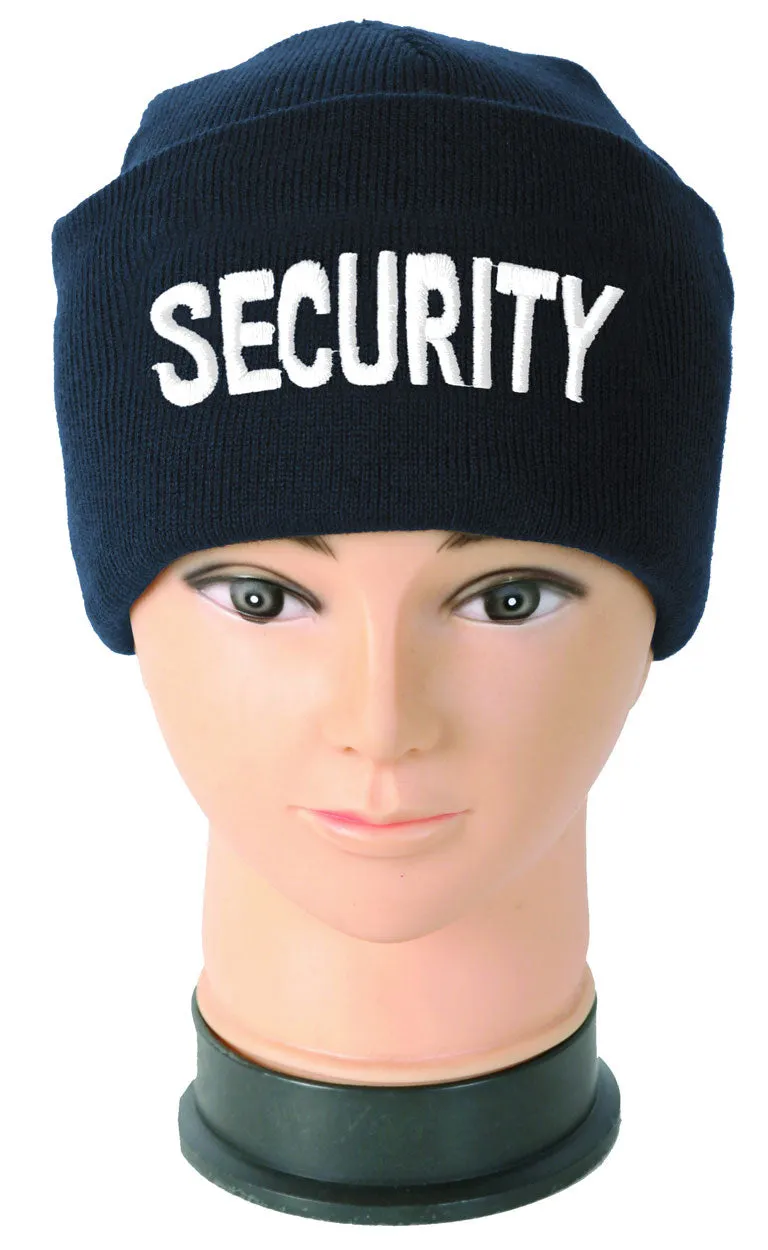 Embroidered Beanies with ID (Security, Police, Sheriff)